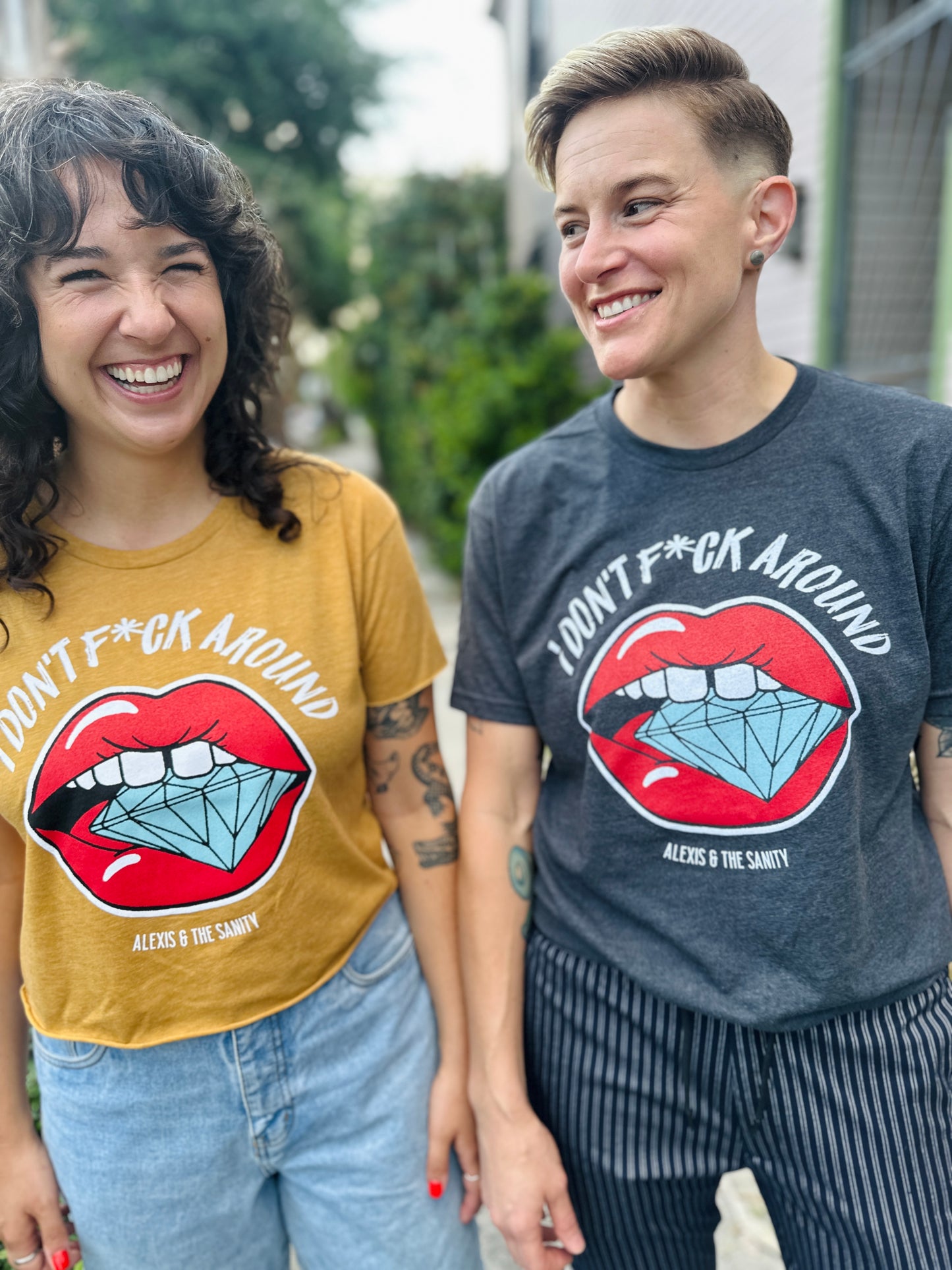 I Don't F*ck Around - Charcoal - T-Shirt